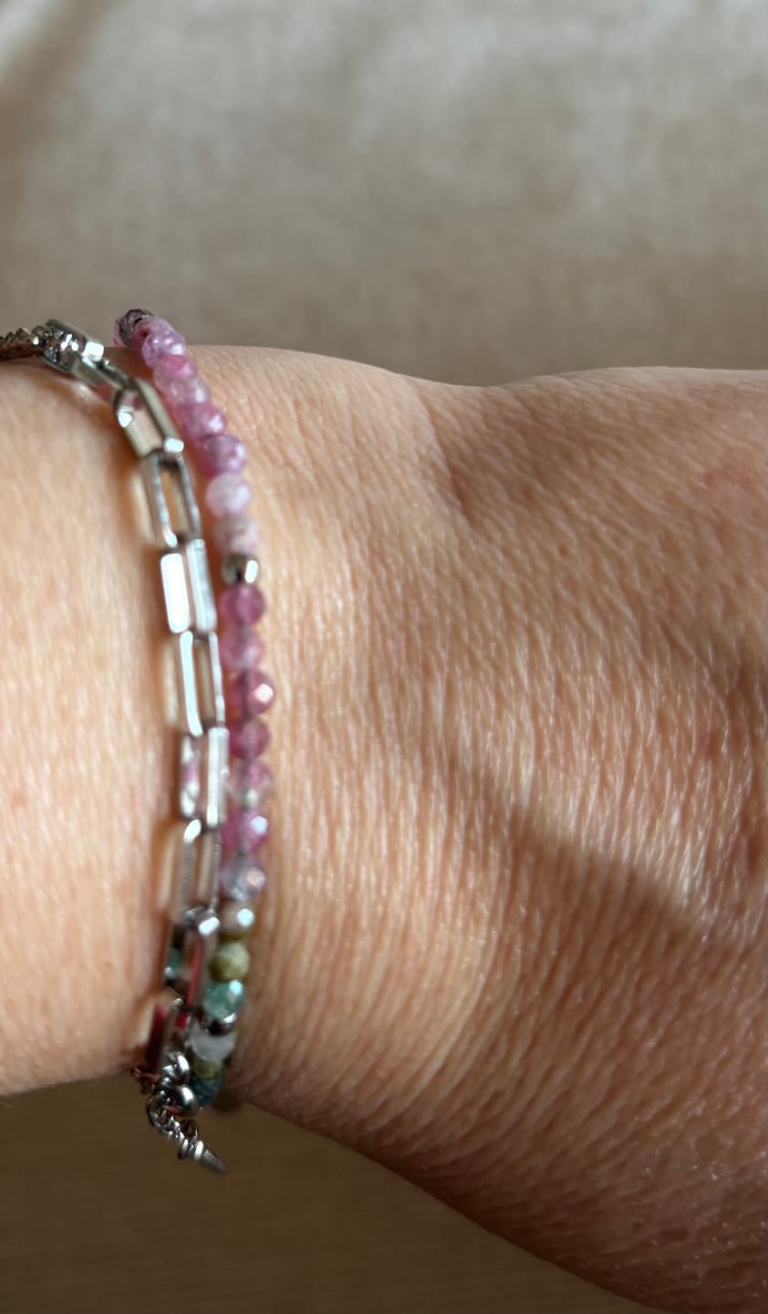 Customer photo review of Pulsera Doble Diseño