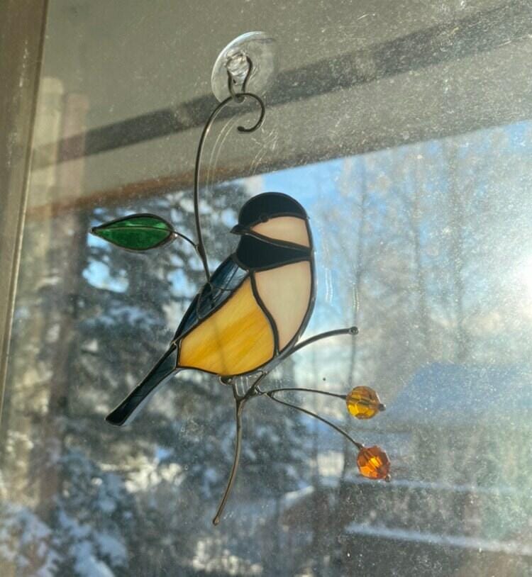 Customer photo review of Chickadee with Berries