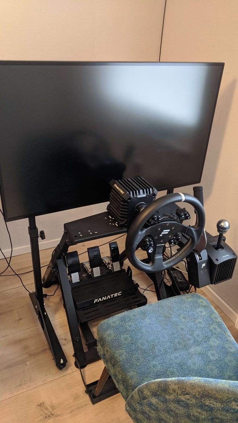 Customer photo review of Portable Monitor Stand
