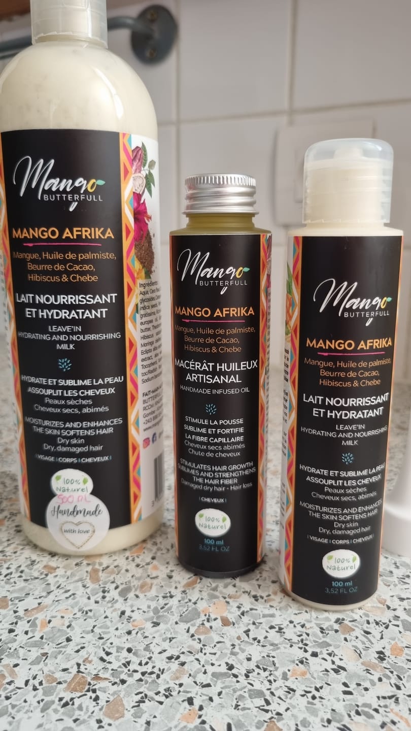 Customer photo review of Lait hydratant et nourrissant -  Mango AFRIKA