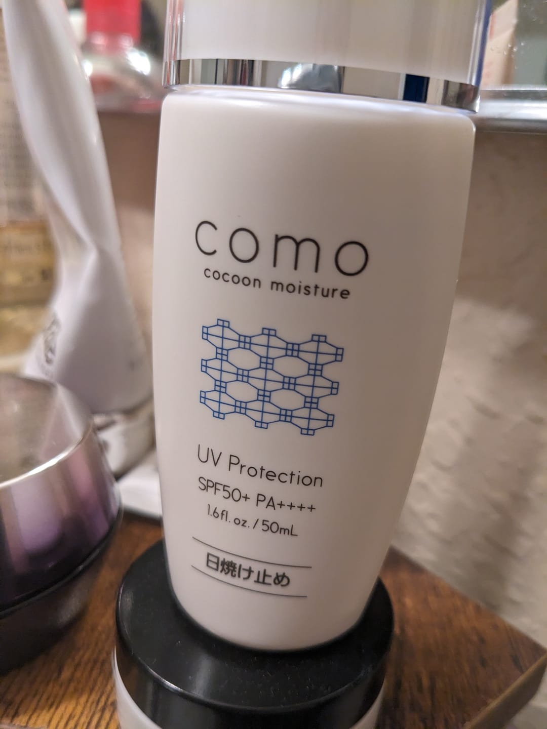 Customer photo review of COMOACE Cocoon Moisture UV Protection SPF50+ / PA++++