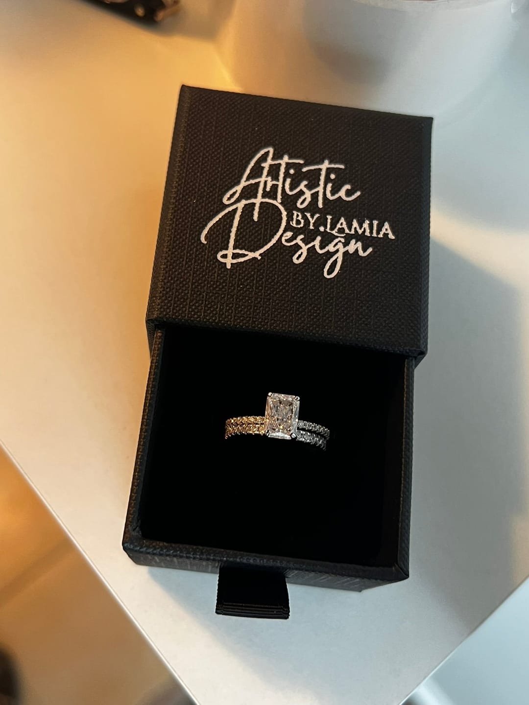 Customer photo review of Inaya Nova Ring Set