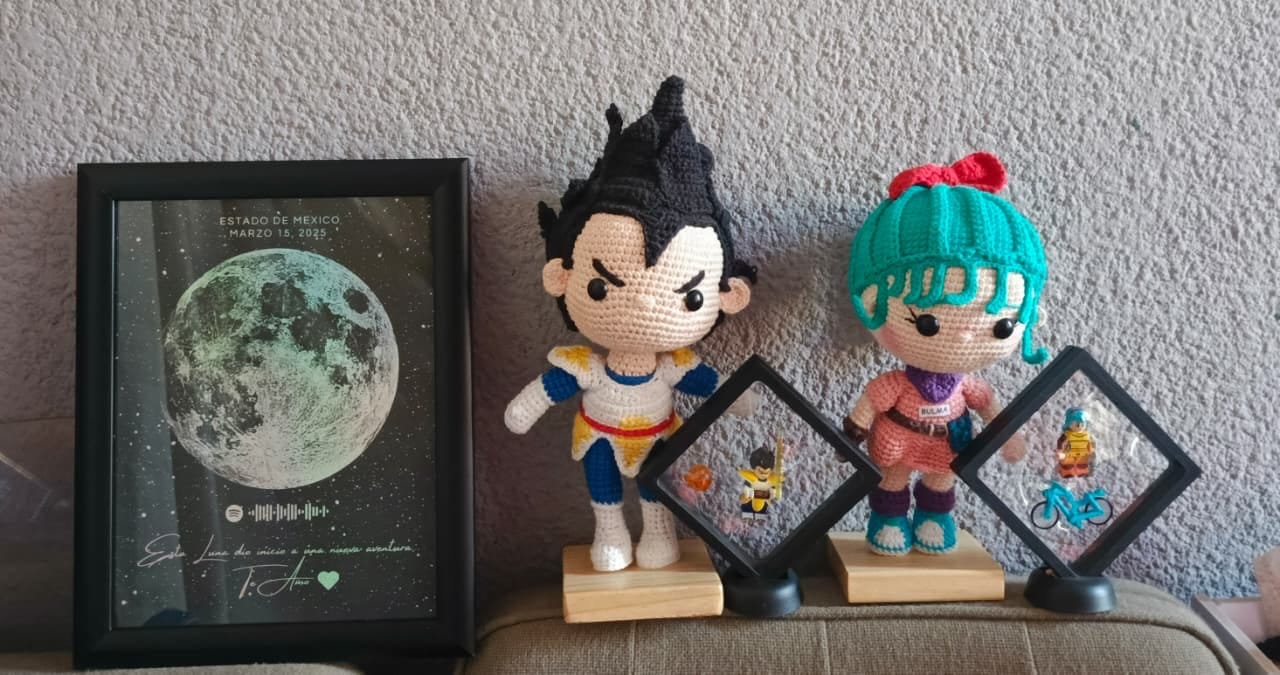 Customer photo review of Mapa Lunar Holográfico