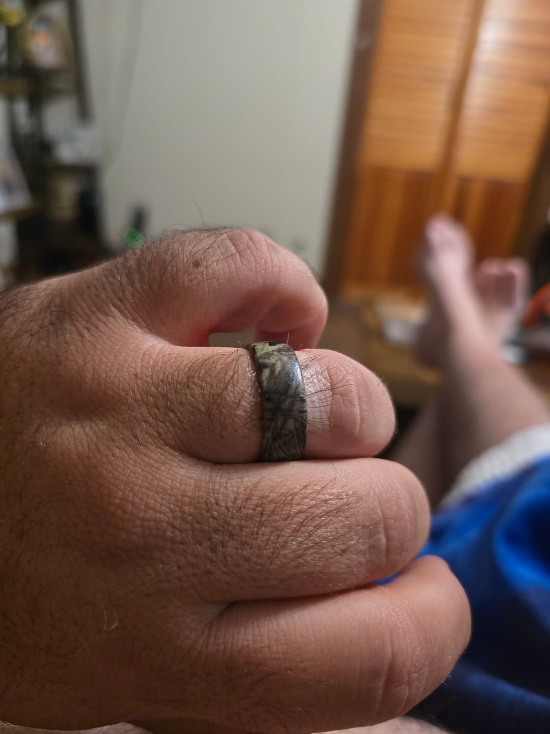 Customer photo review of Groove Life Silicone Ring -  Mossy Oak Breakup Country