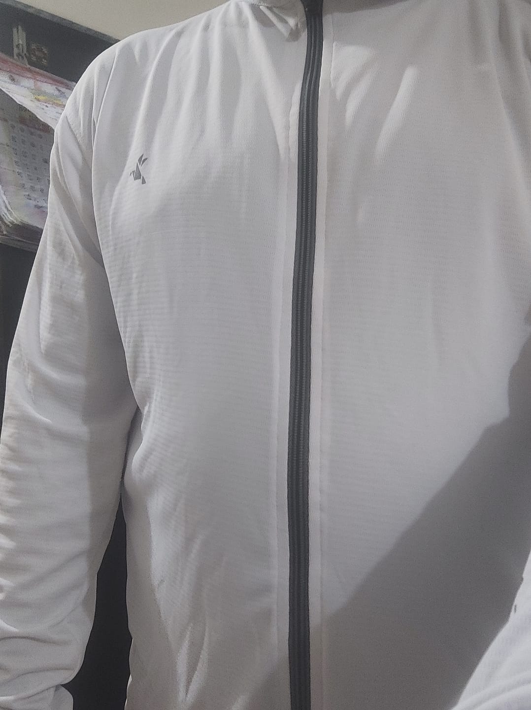 Customer photo review of Pure White - Sunblock Jacket