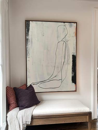 Customer review photo for Contemporary Minimalist Art #MA110