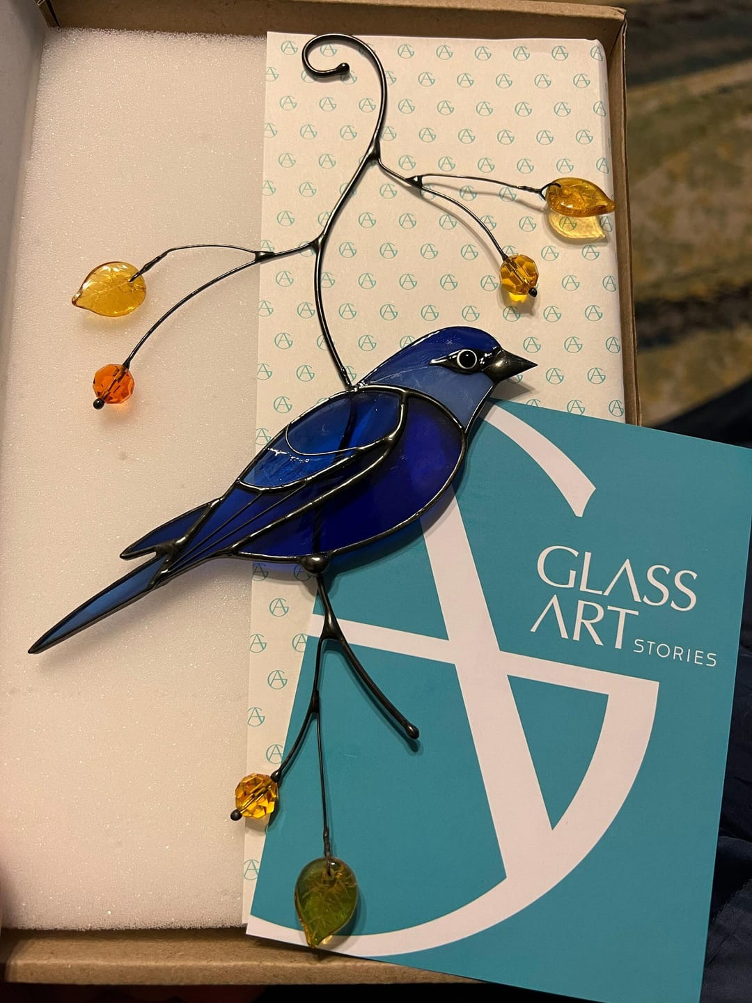 Customer photo review of Indigo Bunting Bird