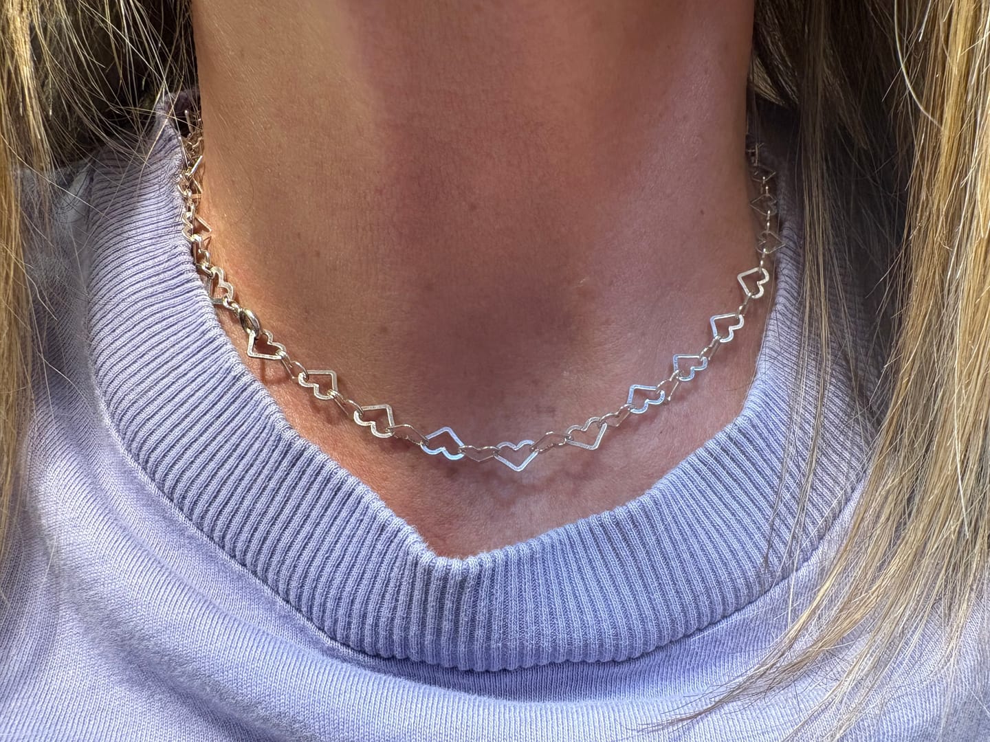 Customer photo review of Linked Hearts Chain