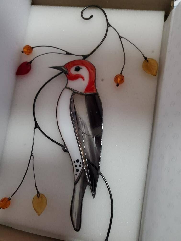 Customer photo review of Woodpecker Suncatcher