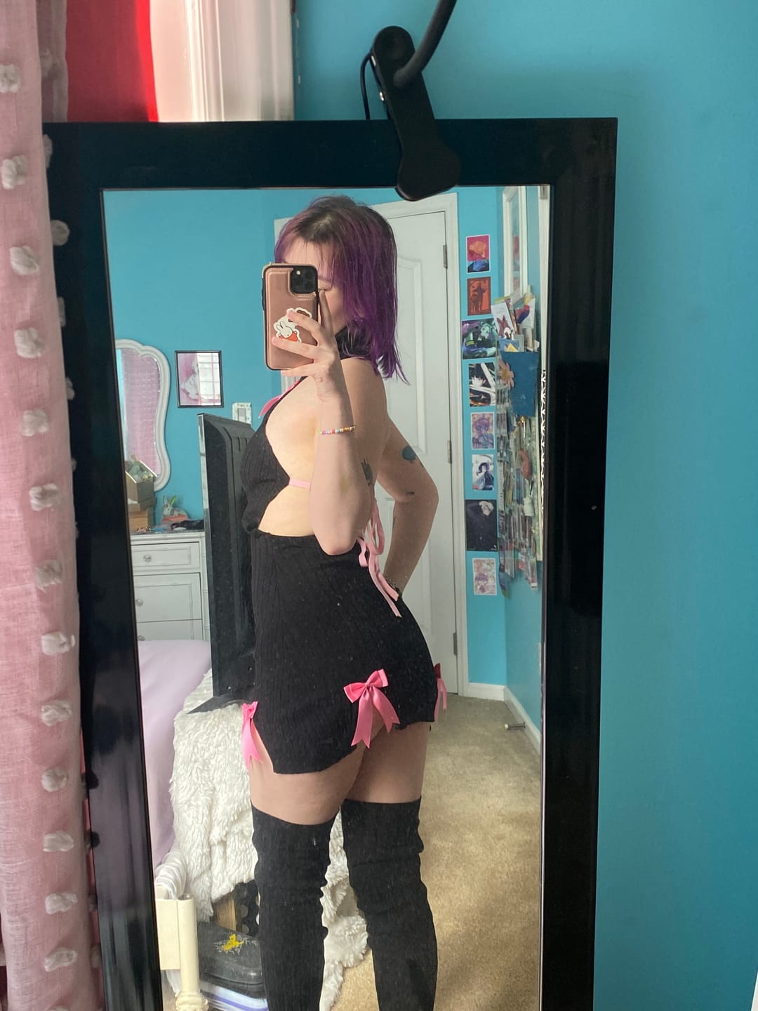 Customer photo review of Bow sweater KO57（3-Piece Set）