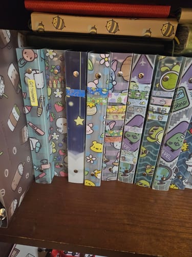 Customer photo review of Sticker Storage Binder - Coffee Lovers Theme (M Size)