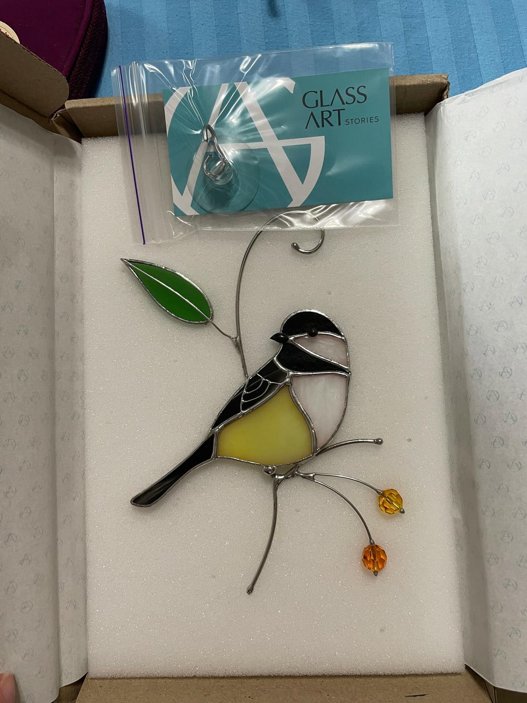Customer photo review of Chickadee with Berries