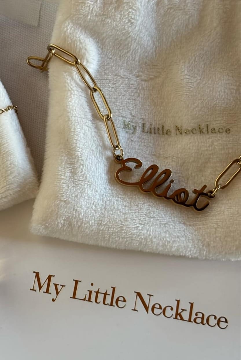 Customer photo review of Collier Prénom Chaîne Maillon