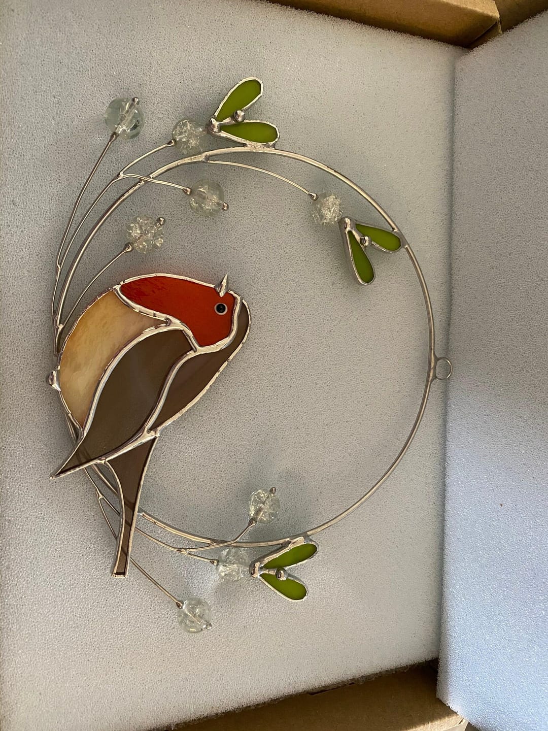 Customer photo review of Robin on the Mistletoe