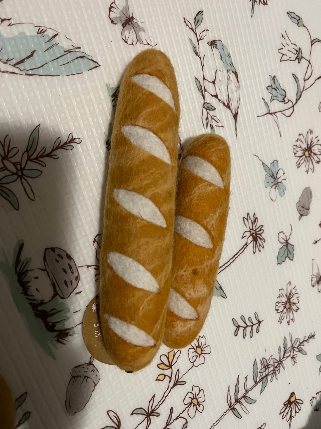 Customer photo review of Felt Baguette (Set of 2)