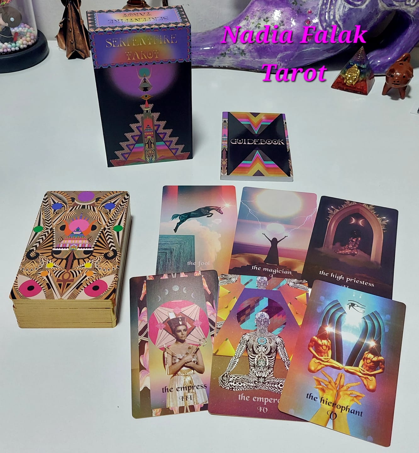 Customer photo review of Serpentfire Tarot | Commemorative Edition