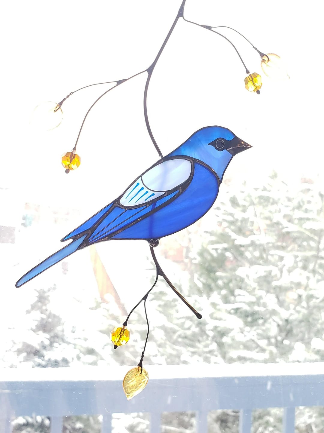 Customer photo review of Indigo Bunting Bird