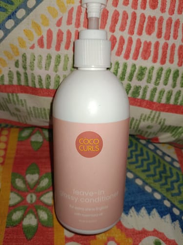 Customer photo review of Leave-in Glossy Conditioner