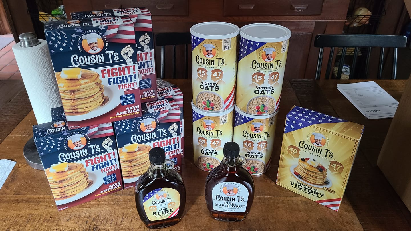 Customer photo review of Cousin T's Pure Maple Syrup