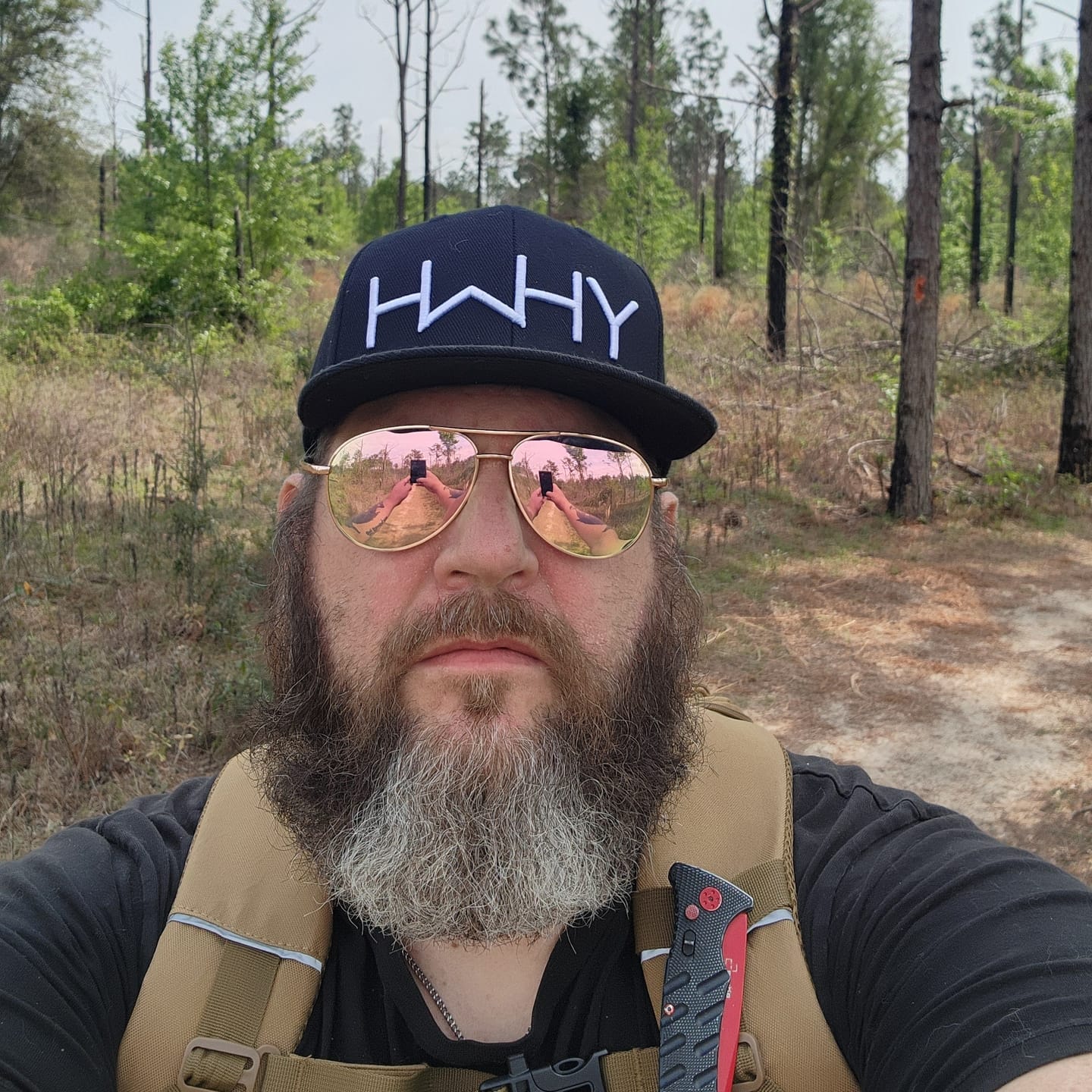 Customer photo review of YHWH Snapback - Black