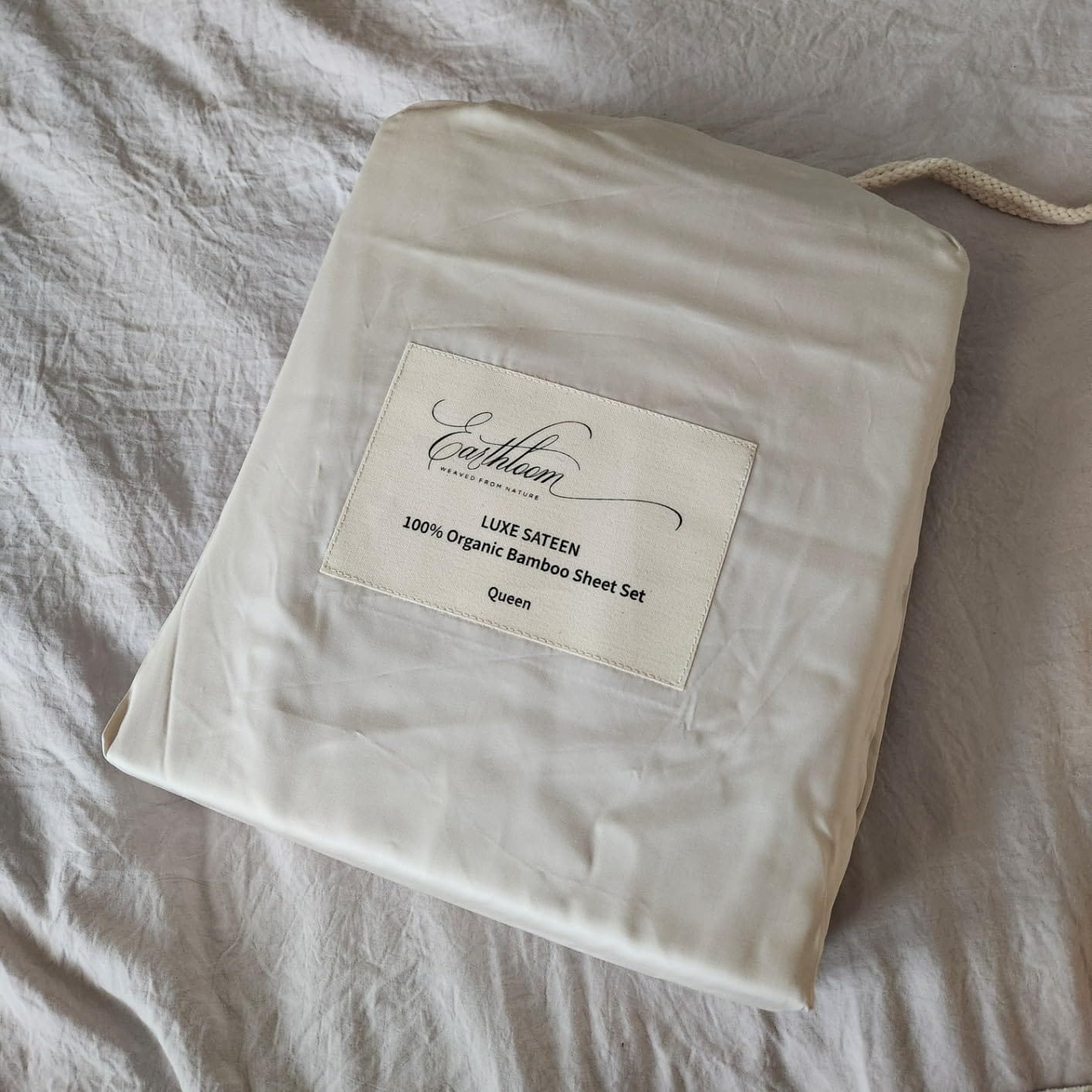 Customer photo review of Organic Bamboo Sheet Set