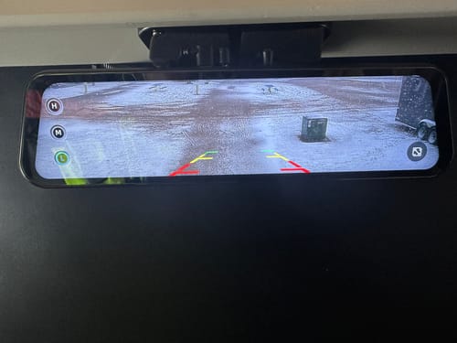 Customer photo review of WOLFBOX G900Pro 12MP WiFi Touch Screen Rear View Mirror Dash Cam Smart Mirror with Exclusive 30-Month Warranty