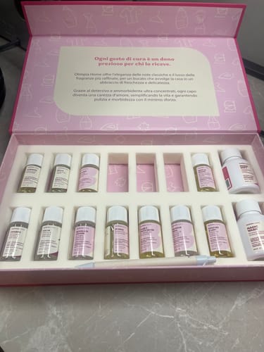 Customer photo review of Discovery Kit Laundry Collection – 14 Fragranze + Magic Wash & Soft