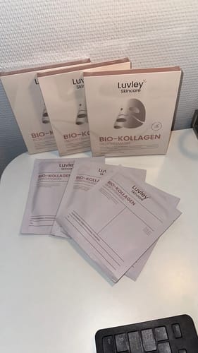 Customer photo review of Bio-Kollagen Gesichtsmaske
