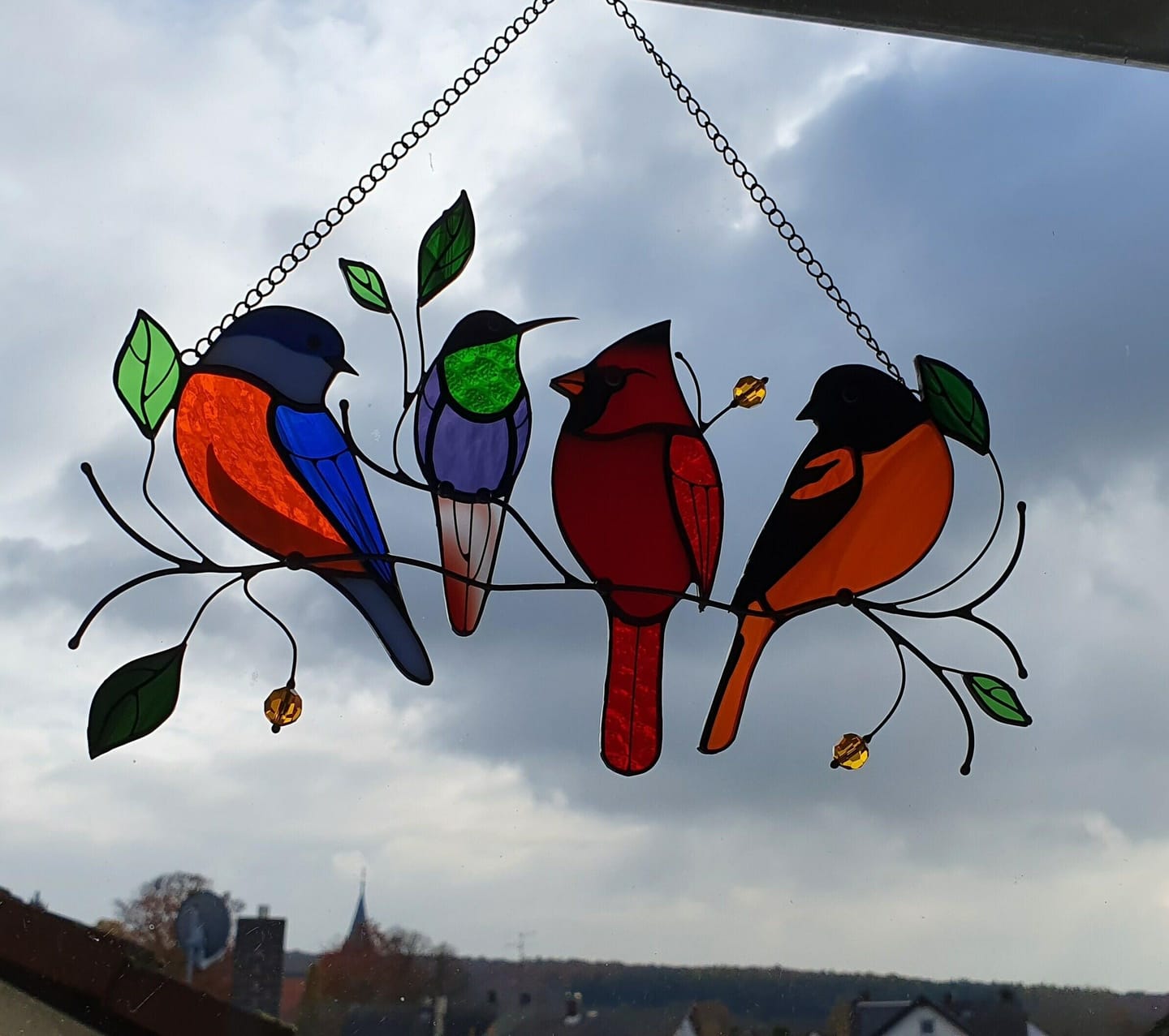 Customer photo review of Four Birds on the Branch