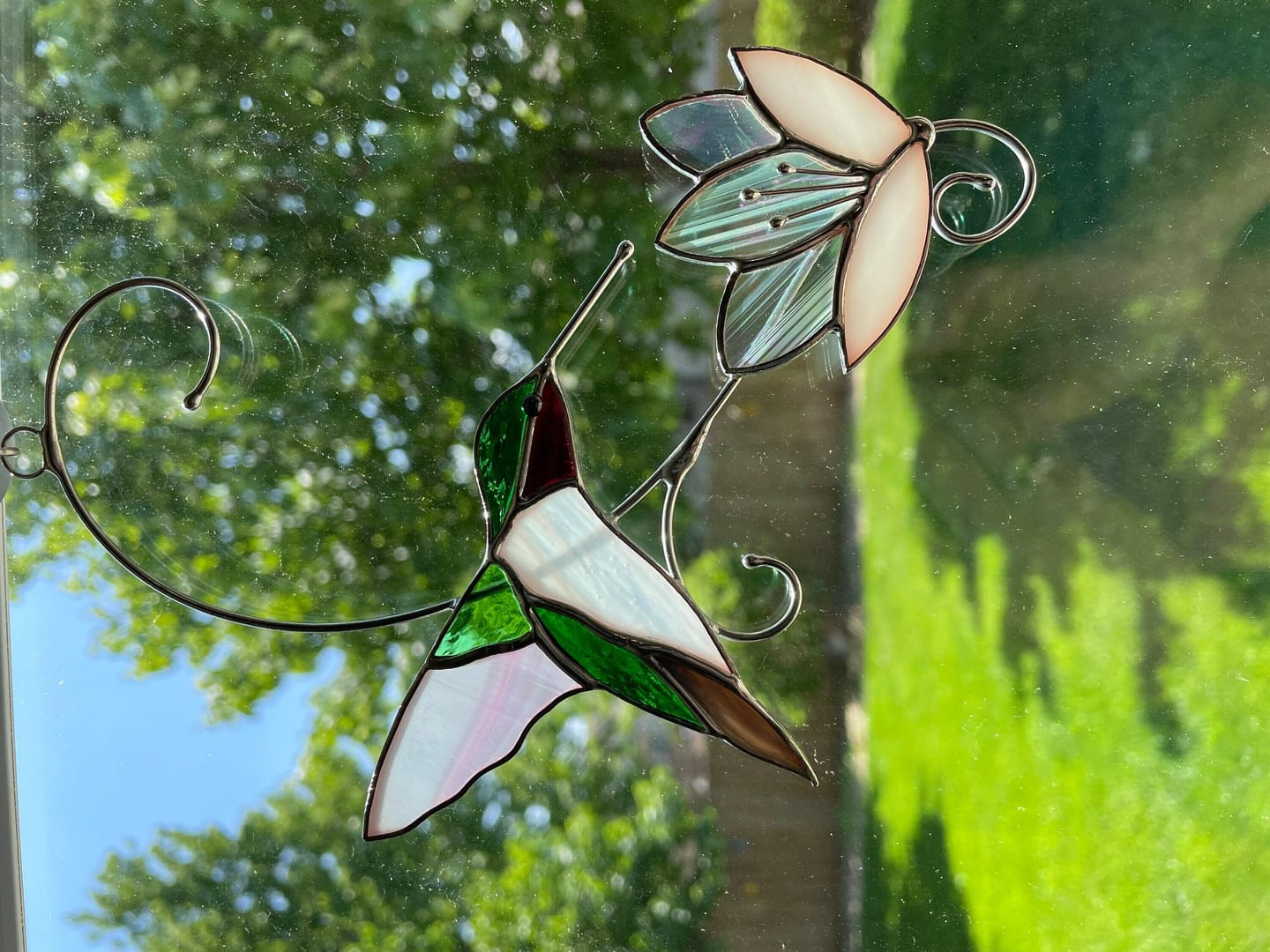 Customer photo review of Ruby-throated Hummingbird with the Flower