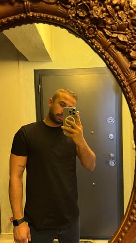 Customer photo review of Bisiklet Yaka Tişört