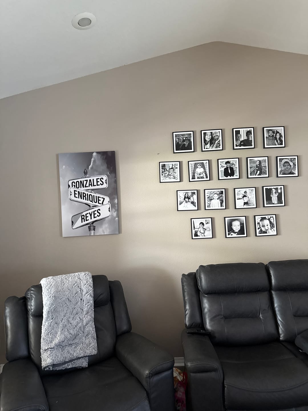 Customer photo review of NAMES ONLY STREET SIGN by Cstm Canvas
