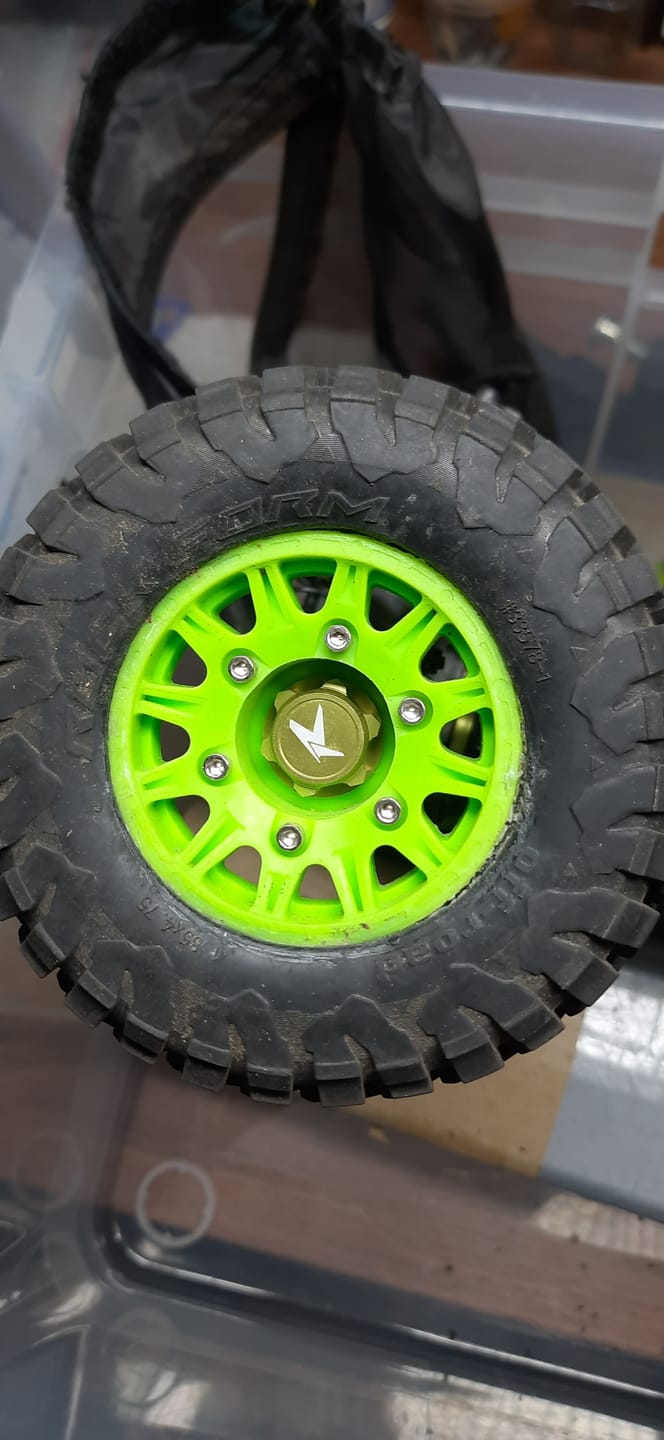 Customer photo review of Aluminum H17 Hex & H17 Lock Nut For RZ001