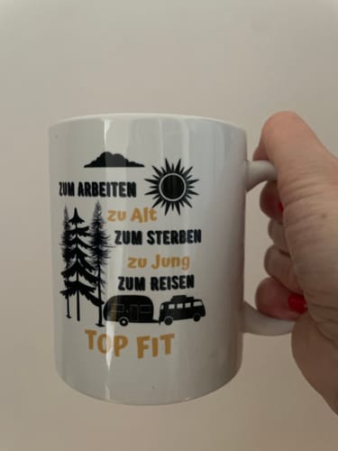 Customer photo review of ZUM REISEN TOP FIT - Tasse
