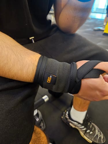 Customer photo review of Muñequeras ORX