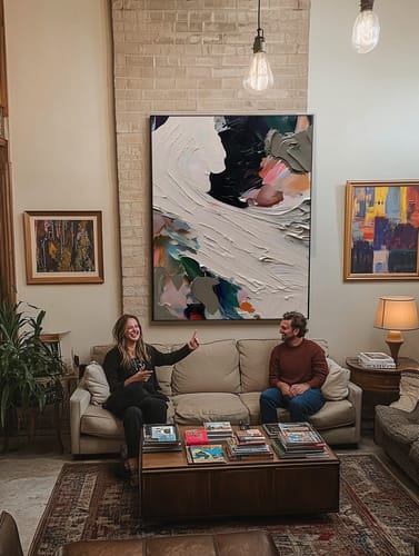 Customer review photo for Colorful Painting #CA082