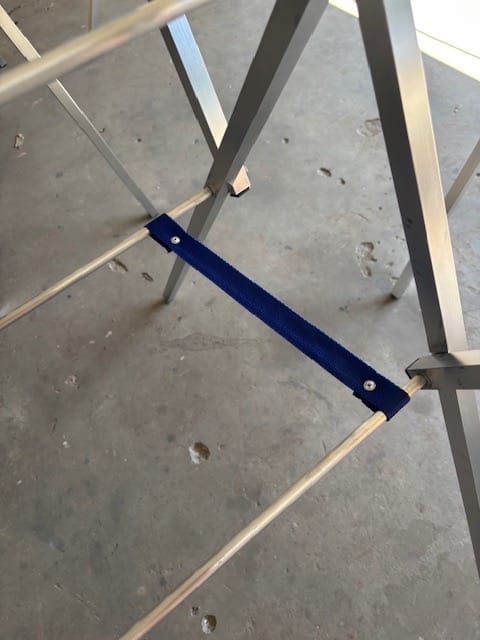 Customer photo review of Webbing / Strapping 25mm Royal Blue # 8 (50m)