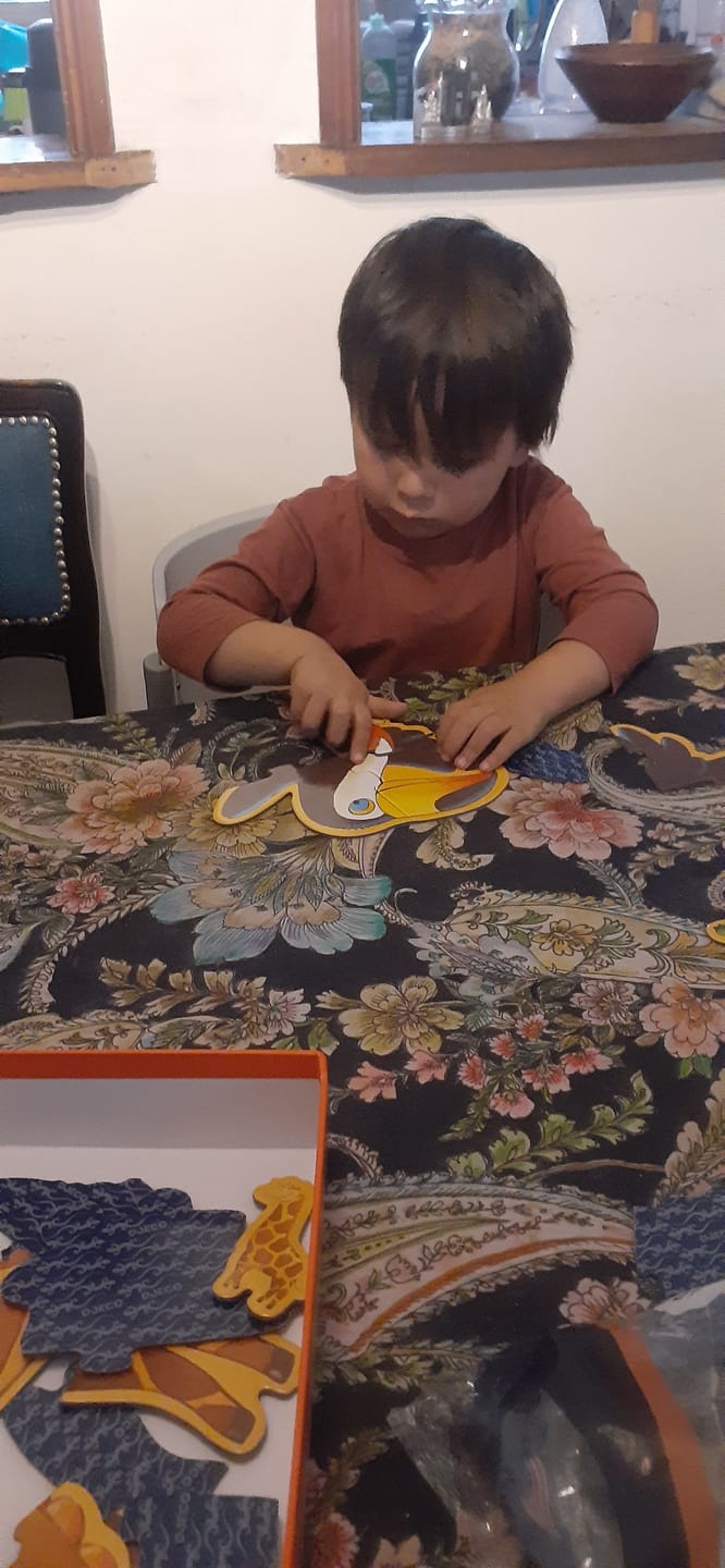 Customer photo review of Puzzle Gigante Marmoset and Friends
