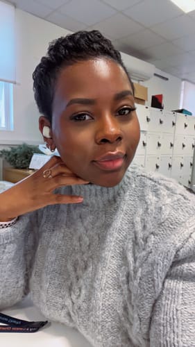 Customer photo review of FEATHER Self-adhesive  Cluster Lashes