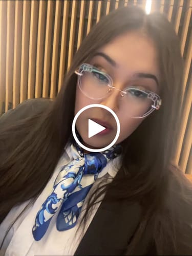 Customer video review of Kitty Eyeglasses