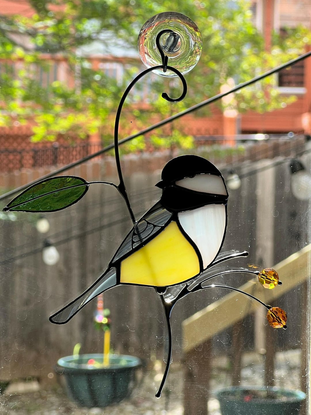 Customer photo review of Chickadee with Berries