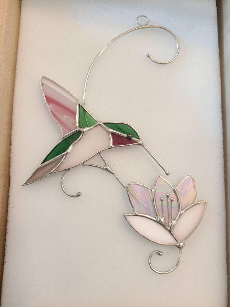Customer photo review of Ruby-throated Hummingbird with the Flower