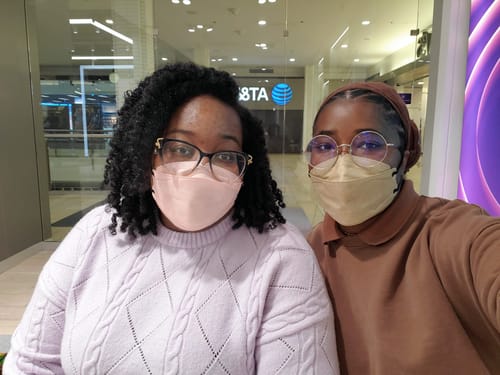 Customer photo review of KN95 Respirator Face Mask: Neutral Bundle