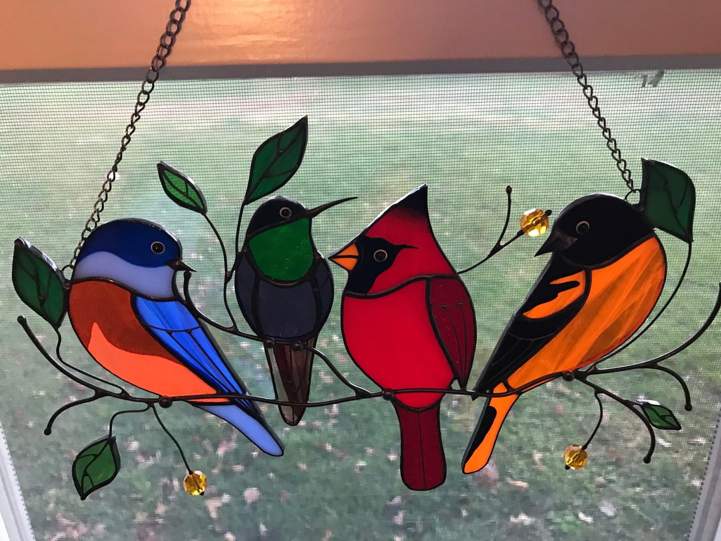 Customer photo review of Four Birds on the Branch