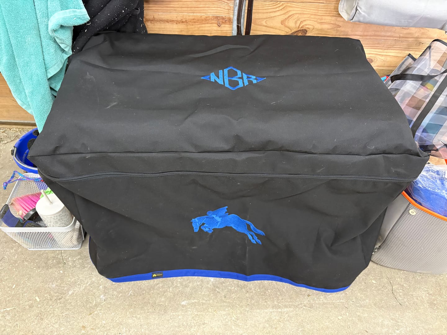 Customer photo review of Custom Tack Trunk Cover- For any Standard Size Trunk
