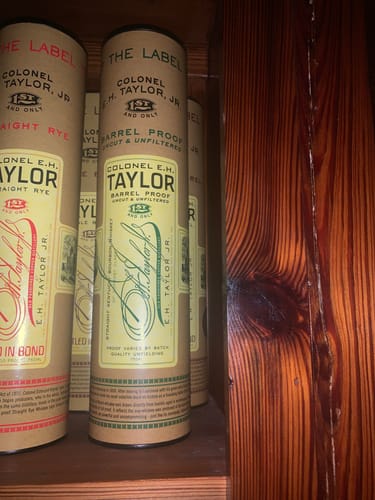Customer photo review of Colonel E.H. Taylor Barrel Proof Uncut & Unfiltered (750ml)