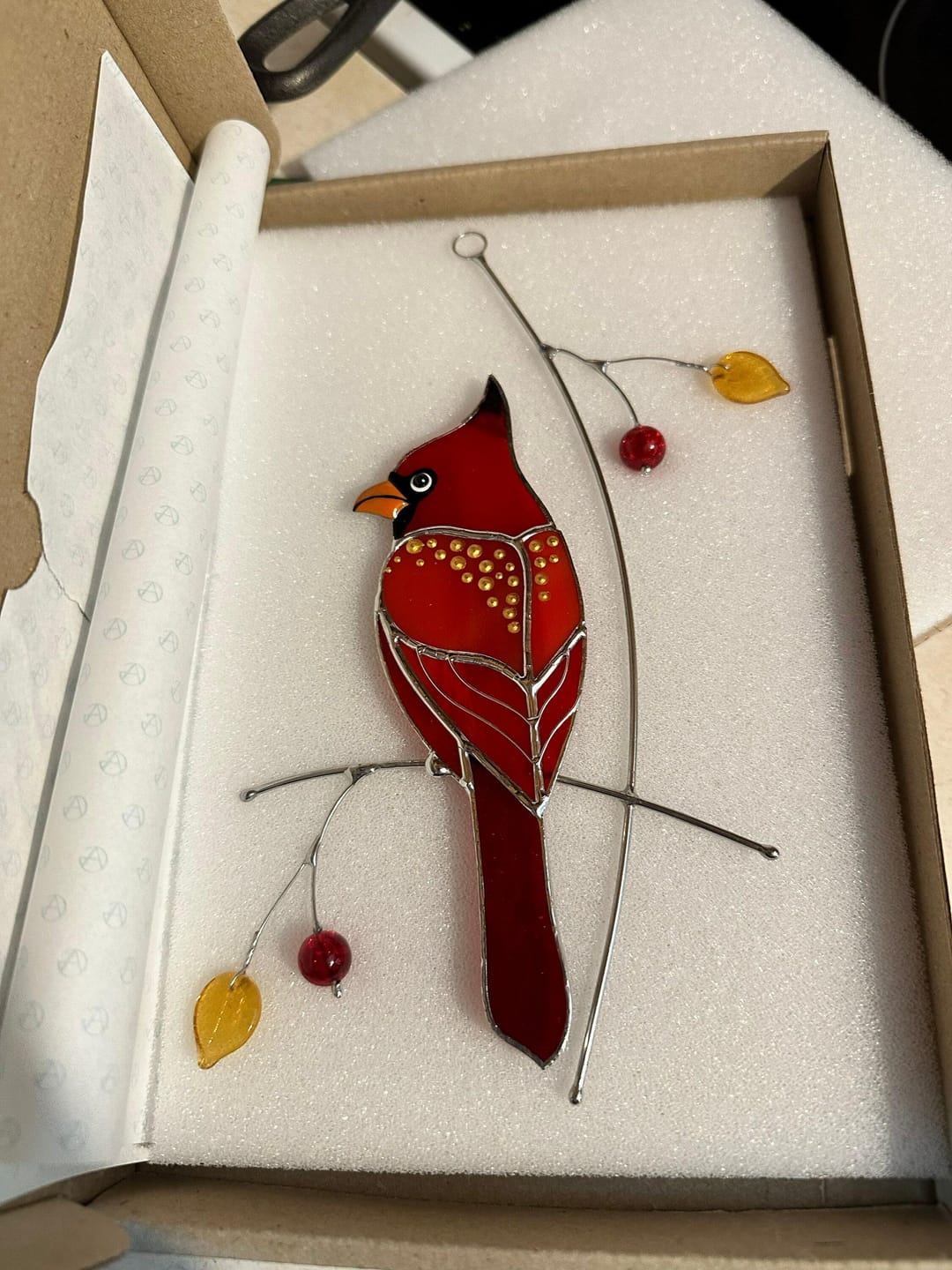 Customer photo review of Golden Cardinal