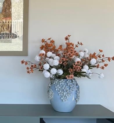 Customer photo review of Faux Arrangement - Wax Umber