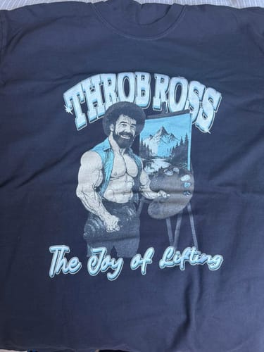 Customer photo review of THROB ROSS FITTED T-SHIRT