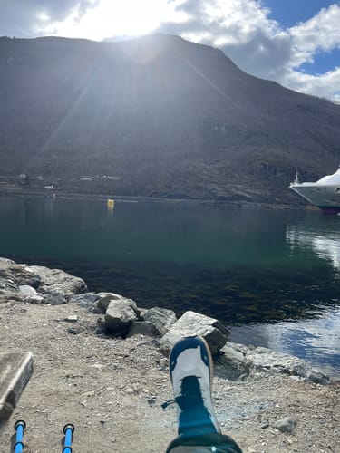 Customer photo review of Stratus - Wide Toe Sneakers